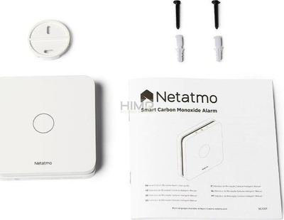Детектор за јаглерод моноксид Netatmo Intelligent, батерија 10 години, бел