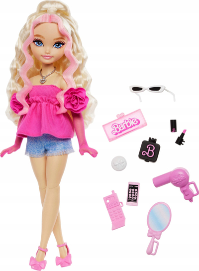 Kukull Barbie Dream Besties Malibu, me aksesorë, shumëngjyrëshe