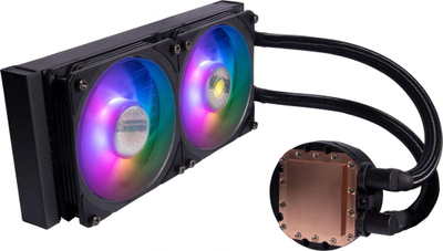Ftohës me ujë Cooler Master MasterLiquid PL240 Flux (MLY-D24M-A23PZ-R1), 240 mm