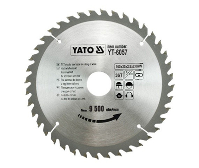 Teh sharre rrethore Yato, 160x30mm, 36z