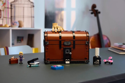 Lodër ndërtimi LEGO Wednesday Thing’s Apartment 76785, set ndërtimi, shumëngjyrëshe