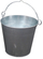 Kovë metalike No Name, 10L, e galvanizume, ngjyrë argjendi