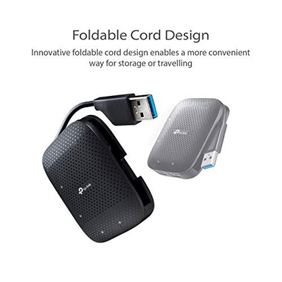 Hub USB TP-Link UH400, 4 porta, USB 3.0, i zi