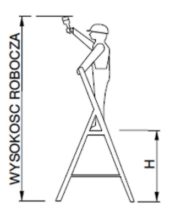 Shkallë vetqëndruese alumini Drabex, 226cm, 6 shkallë, ngjyrë argjendtë