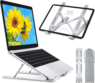 Mbajtëse palosëse për laptop edhe tablet Techly ICA-TBL 134TY, 10\"–16\", alumin, gri