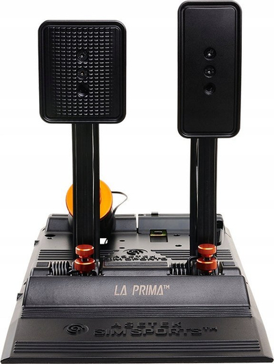 Pedale gare për simulator Asetek SimSports La Prima, 2 pedale, USB, gri