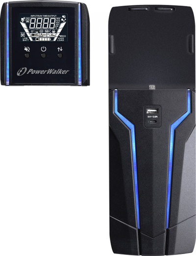 UPS PowerWalker Vi 1500 GXb, 1500VA, me ekran LCD, ngjyrë e zezë