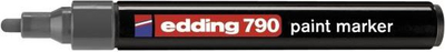 Marker laku Edding 790, majë e rrumbullakët, i zi