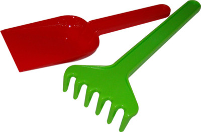 Set lodrash rëre Wader Polesie 0507, lopatë dhe grep, 18 cm, ngjyra përziera