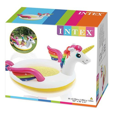 57441 MYSTIC UNICORN  SPRAY POOL, 2.72mx1.93mx1.04m