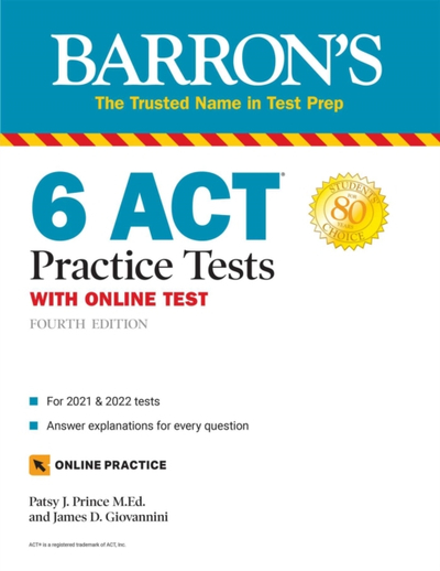 6 Act Practice Tests - Prince, Patsy J.