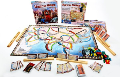 Zgjerim loje Rebel Ticket to Ride Map Collection 1 Asia, 2 harta, për 2 deri në 6 lojtarë