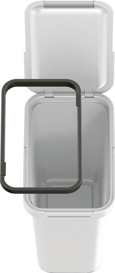Kosh mbeturinash Prosperplast Systema, 12L, plastikë, gri hiri