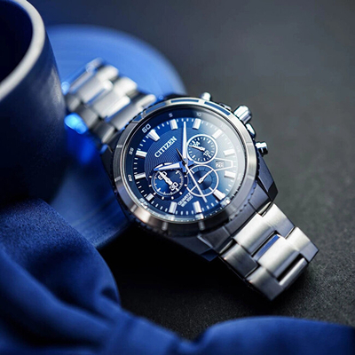Orë dore për meshkuj Citizen Sport AN8201-57L, e argjendtë