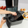 Fritezë me ajër të nxehtë Taurus Air Fry Duo Slim, 13 L, 2 shporta, 2800W, e zezë