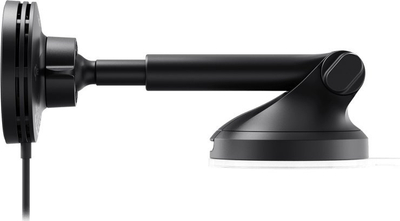 Mbajtëse telefoni për makinë IOttie Velox Mini Qi2, karikim wireless 15W, për xham dhe pult, e zezë