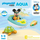 Set lodër Playmobil 1.2.3 Aqua Mickey's Boat Tour, 4 pjesë, për kalamajt 1-4 vjeç, shumëngjyrësh