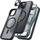 Set mbrojtës ESR Classic Pro HaloLock për iPhone 15, MagSafe, ngjyrë e zezë mat