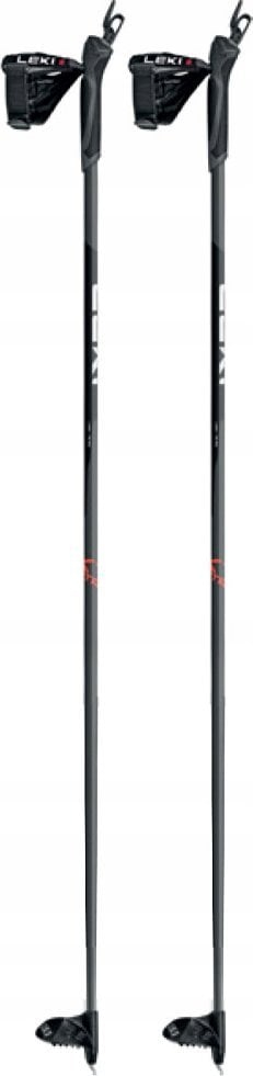 Shkopinj skijimi nordik LEKI XTA Track, alumin, 160 cm, të zinj
