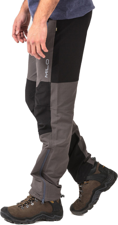 Pantallona për meshkuj Milo Men's trekking, L, të hirta 