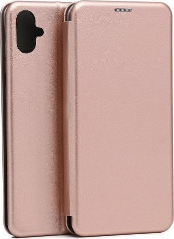 Mbulesë libri Beline për Samsung Galaxy A05, magnetike, rozë me të artë