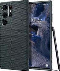 Kllëf telefoni Spigen Liquid Air, për Samsung Galaxy S23 Ultra, TPU, jeshil