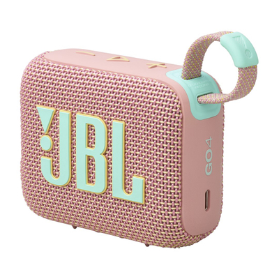Bluetooth звучник JBL Go 4, пренослив, IP67, розов