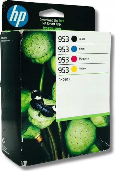 Kartrixh boje printeri HP 953 CMYK origjinal, set me 4 copë, me ngjyra