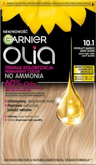 Ngjyrë flokësh Garnier Olia 10.1, blond shumë i hapur i ftohtë, e përhershme