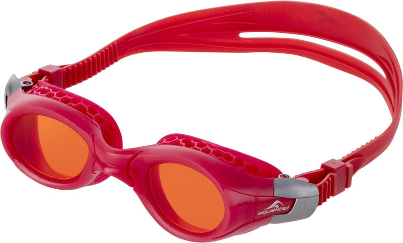 Syze noti fëmijësh Aquafeel Ergonomic Junior, lente biopolimer, rrip i rregullueshëm, të kuqe