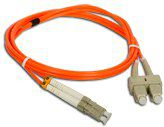 Кабел оптичко влакно FOC LCSC 9SMD 1, patch cord SM LC SC, портокалов