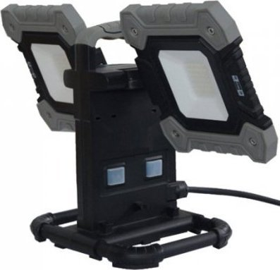 Llambë pune portative Partnersite LM2X30AW, LED SMD 60W, IP54, e zezë