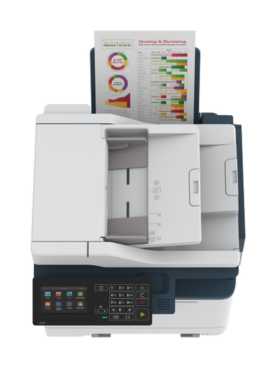 Printer lazer multifunksional Xerox C315, A4, 4në1, USB/LAN/WLAN, gri