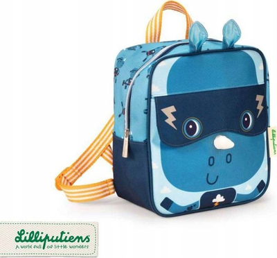 Çantë shpine për kalamaj Lilliputiens Marius, për kopsht, blu navy