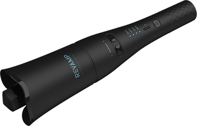 Kaçurrela automatike Revamp Progloss Hollywood Curl, 150‑210°C, me shtresë qeramike, ngjyrë e zezë