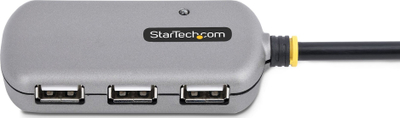 Zgjatës USB StarTech.com, 24m, USB 2.0, 4 porta, gri me të zezë