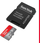 Kartë memorie SanDisk Ultra microSDXC, 128GB, 140MB/s, me adapter