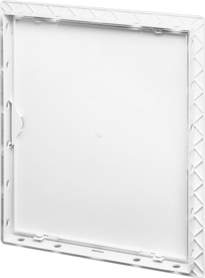 Derë inspektimi plastike Virone ID 25x30 cm, ABS, e bardhë