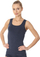 Bluzë pa mangë Brubeck TA10170 COMFORT WOOL, për goca, madhësia S, blu e errët jeans