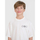 Bluzë oversize për çuna 4F 4FJRSS25TTSHM2640, 100% pambuk, me print sportiv, e bardhë