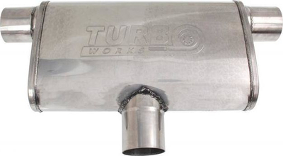 Silenciator sportiv TurboWorks LT 409SS, Rear Middle, 70mm, çelik inox