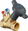 Valvul balancuese Flamco Hydrocontrol V DN32, Rp 1 1/4", PN25, tunxh