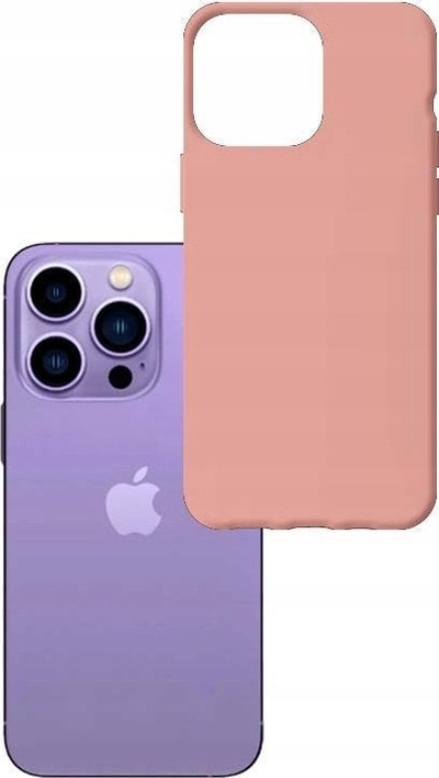 Futrollë 3MK Matt Case për iPhone 14 Pro, TPU, lychee