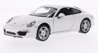 Maket makine Rastar Porsche 911 991 Carrera S, 1:24, metal die cast, i kuq