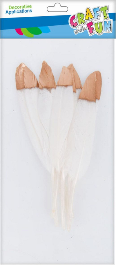 Pupla dekoruese Craft With Fun, 10-15 cm, 8 copë, të bardha