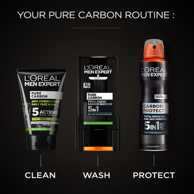 Xhel L´Oréal Paris Men Expert Pure Carbon, 100 ml