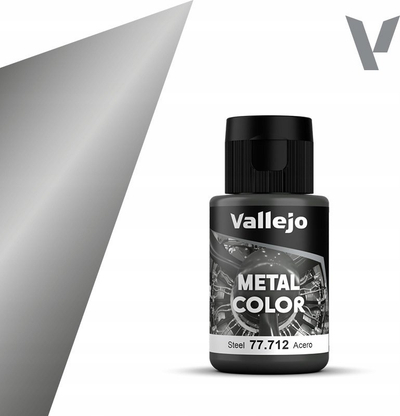Bojë metalike Vallejo Metal Color VJP77712, 32ml, çelik metalik
