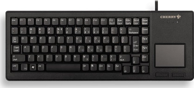 Tastierë me touchpad Cherry G84-5500, USB, AZERTY, e zezë