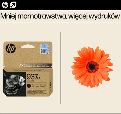 Ngjyrë për printer HP 937e EvoMore, 37ml, e zezë