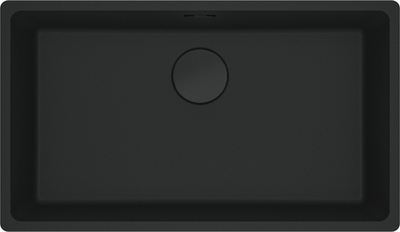 Lavaman kuzhine Franke Black 125.0683.235, Fragranite, 75.3x43.3cm, i zi mat